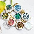 thumbnail image 4 of Nail Art Accessories Popular Nail Sequins Korean Color Changing Chameleon Glitter Sticker Super Shiny Fairy Eye Color Decal, 4 of 9