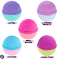 thumbnail image 5 of Hi Peach Layne Hi Sugar Neon Pink and Light Blue Bath Bomb with Prize, Floral and Woody Scent, 4.5oz, 5 of 5