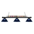 thumbnail image 2 of Z-Lite Shark 3 Light Billiard Light in Matte Black, 2 of 2