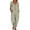 Gray, variant on QIYAGBSA Jumpsuits for Women Casual Cotton Linen Short Sleeve Button Down with Pockets Soft Loose Fit (White, M)