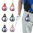 thumbnail image 2 of Golf Ball Bag with Clip Cling to Pants Hoop Faux Leather Anti-slip Portable Golf Ball Holder Metal Buckle Golf Organizer Golf Ball Carrier, 2 of 6