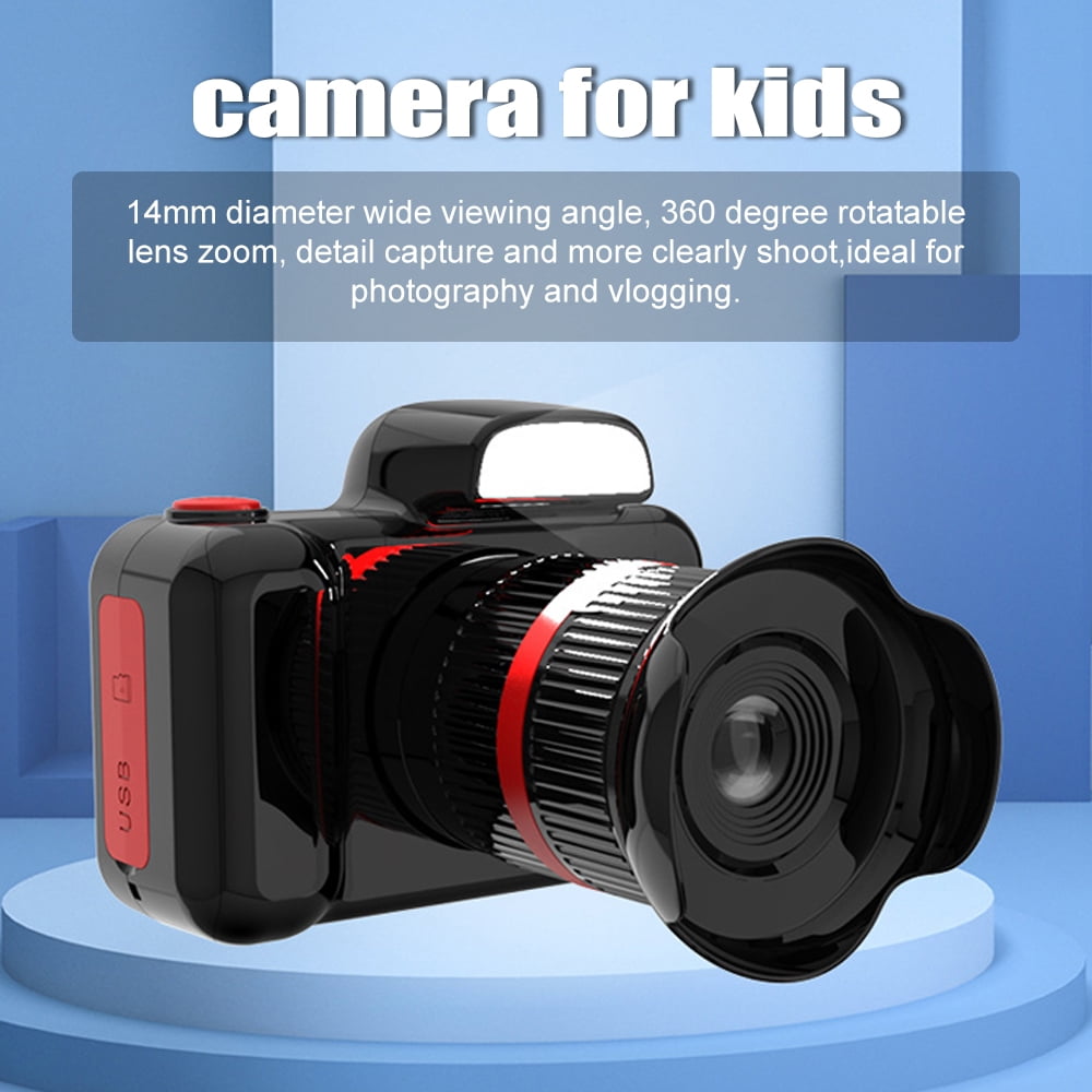 Digital Cameras for Photography 2'' Display 28MP Video Camera for Vlogging with Flash, 360 Degree Rotatable Lens,Support 9 Language,MP3 Player,Built-in 3 Puzzle Games,Multifunctional Point and Shoot