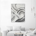 thumbnail image 2 of Giant Art Canvas  30x40 Zen Flow I Framed in White, 2 of 3