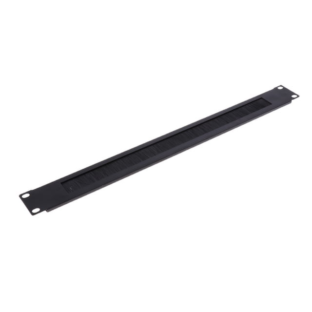 Brush Panel 19inch 1U Server Data Cable Management Rack Mount Bar Slot