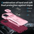 thumbnail image 3 of Allytech Shockproof Back Case for Apple iPhone 14 Plus, Military Grade Protective With Ring Holder Stand Compatible with Car Mount Anti-slip Hybrid Rugged Bumper Phone Cover for Men Boys -Pink, 3 of 8