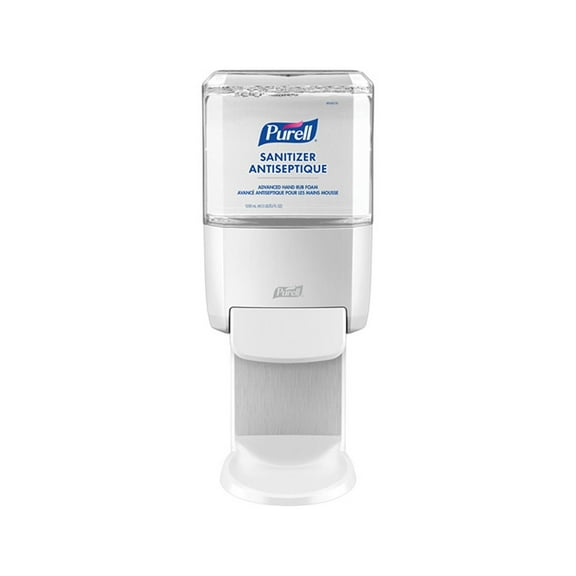 PURELL ES4 Hand Sanitizer Dispenser, Push, 1200 ml Capacity Color White 6/Pack