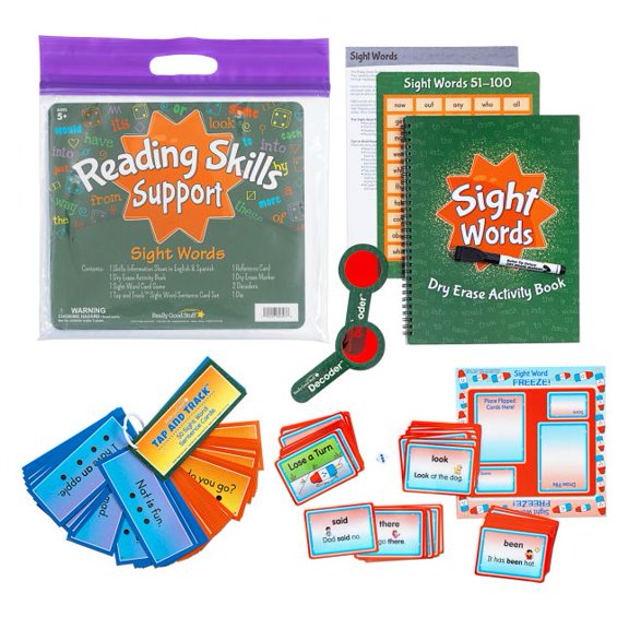 Really Good Stuff Reading Skills: Grade K - Sight Words
