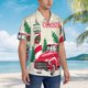thumbnail image 3 of Fotbe Merry Christmas 1 Camisa Hawaiana para Hombre Unisex – Camisa Casual de Verano con Botones de Manga Corta de Algodón y Lino,Small, 3 of 7