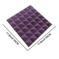 thumbnail image 3 of 12PC Self-adhesive DIY Sound-absorbing Sponge Board Sound Insulation Sponge, 3 of 3