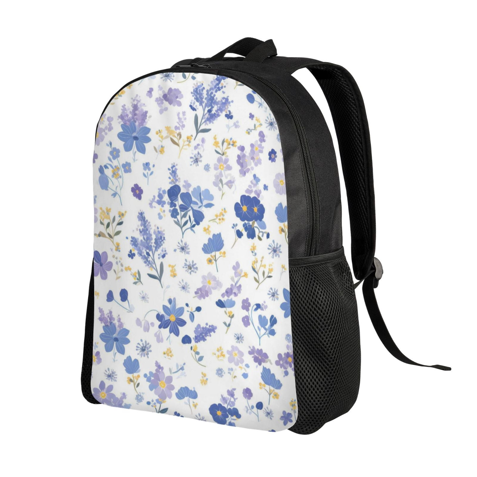 Single Side Full Backpack 16.1×11.8×4.5in Large Capacity Breathable Shoulder Belt Leisure Simple And Strong Bearing Capacity Milk Cow Print Style Lavender_4