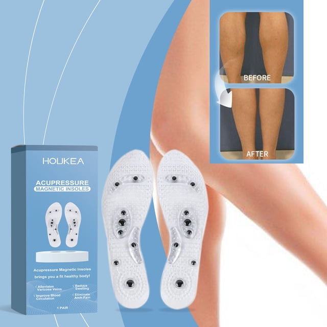 LSLJS Health Products Clearance,Massages Magneted Magnetical Insole Breathable Foot Healthing Magnetical Acupoint Massages Insole 1Pc