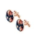 thumbnail image 2 of Sea Slug Elegant Cufflink Set for Formal Attire, Made of Stainless Steel for Special Occasions, 2 of 6