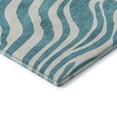 thumbnail image 3 of Addison Rugs Mayfield Premium Machine Washable Transitional Animal Print Teal Rectangle Rug, 10' x 14', 3 of 6