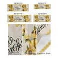 thumbnail image 2 of Curtain Valance for WindowsWatercolor Yellow Sunflowers in Boots Kitchen Valances Rod Pocket Short Curtains,Farm Bee Honey on Check Linen Window Treatment Panel for Living Room Bathroom Bedroom, 2 of 8