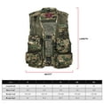 thumbnail image 3 of Fishing Photography Vest Summer Multi Pockets Mesh Jackets Quick Dry Waistcoat, 3 of 7