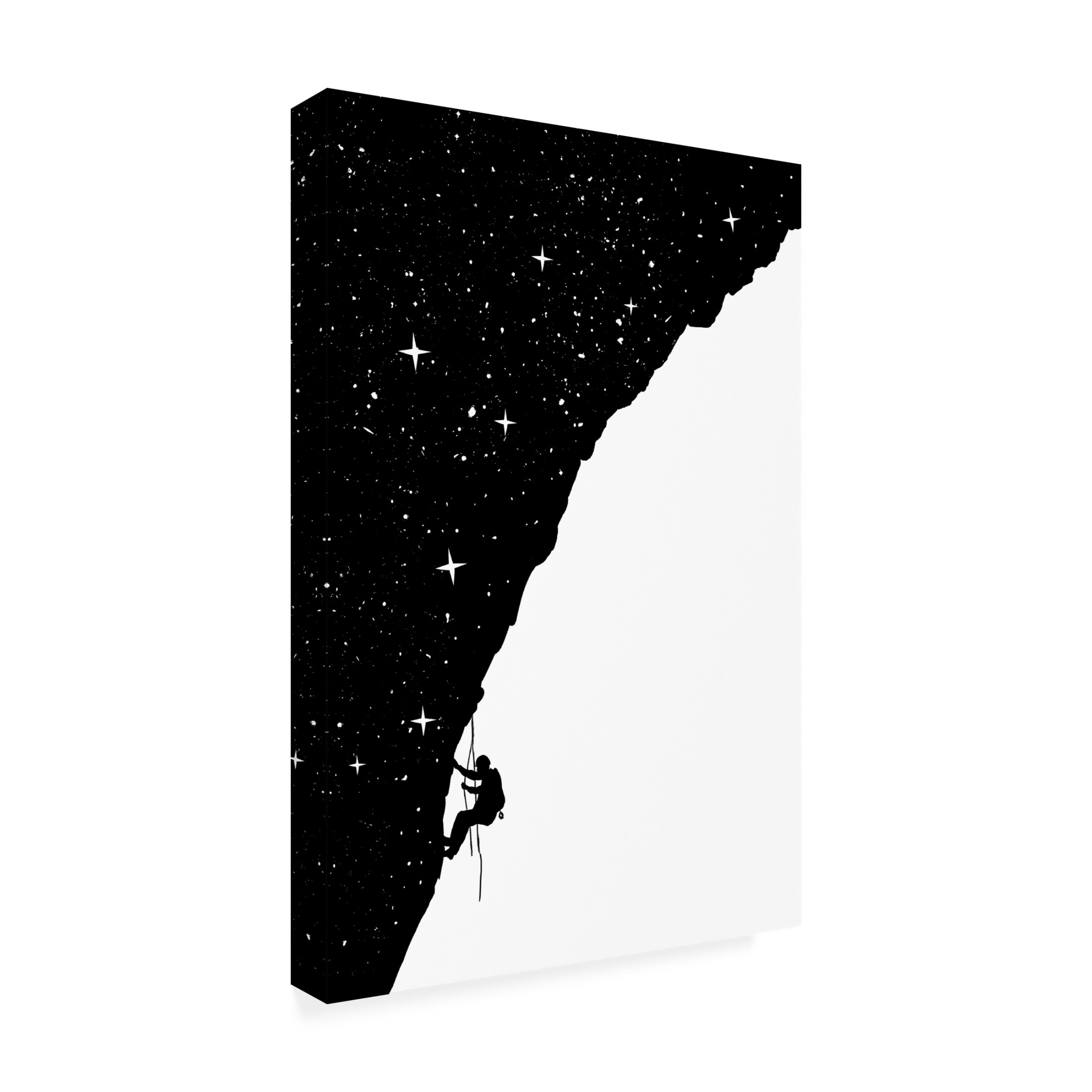 Trademark Fine Art Balazs Solti Night climbing Canvas Wall Art