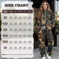 thumbnail image 5 of Renewold Lounge Sets for Women 2 Piece Outfits Lightweight Jogging Suit Wide Leg Pants with Pockets and Drawstring Cowl Neck Sweatshirts Matching Tracksuit Sets, Hunting Camouflage Forest, L, 5 of 7