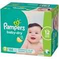 thumbnail image 6 of Pampers Baby Dry Diapers Size 2 186 Count, 6 of 10