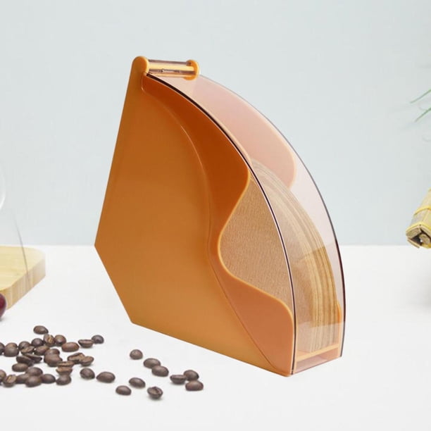 Soporte de filtro de café Grande de Goteo Manual perfecl para 100 Hojas naranja