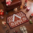 thumbnail image 2 of MTBLYS Christmas Carpet Entrance Mat 15.7X23.6 Inch Absorbent Non-Slip Dirt Proof Polyester Door Mat for Home Kitchen Bathroom Use, 2 of 8
