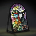 thumbnail image 5 of Disney Nightmare Before Christmas Jack Skellington and Sally Painted Glass Tea Light Holder, 5 of 5