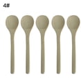 thumbnail image 2 of D-GROEE 5Pcs Wood Mixing Spoon Long Handle Wooden Spoons for Eating Mixing Stirring Wooden Kitchen Utensil, 2 of 7
