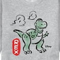thumbnail image 3 of Toy Story - Doodle Rex Graphic  - Men's Crew Neck Fleece Pullover, 3 of 5