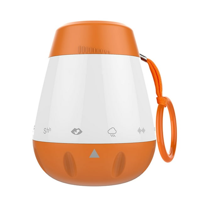 Máquina del sueño Smart Baby Sleep Soother Máquina de sonido de ruido blanco para bebés y niños pequeños con 6 sonidos relajantes Batería incorporada Activada por voz inteligente Meterk Máquina del sueño