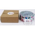 thumbnail image 6 of Soimoi 40Pcs Tropical Theme Flamingo Print Precut Fabrics Strips Roll Up 1.5x42inches Cotton Jelly Rolls For Quilting - Pink, Blue & Green, 6 of 9