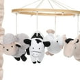 thumbnail image 2 of Lambs & Ivy Baby Farm Animals Musical Baby Crib Mobile Soother Toy, 2 of 6