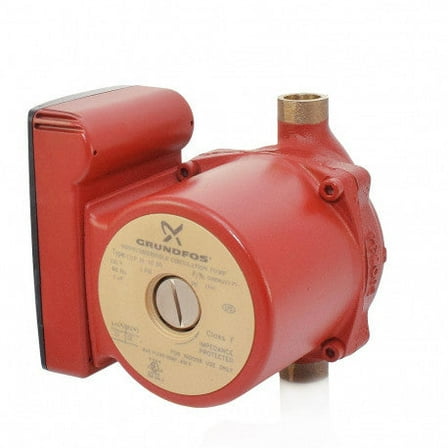 Grundfos 59896213 1/2 Sweat UP15-10B5 1-Speed Bronze Circulator Pump, 115V, 1/25 HP