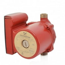 Grundfos 59896213 1/2 Sweat UP15-10B5 1-Speed Bronze Circulator Pump, 115V, 1/25 HP