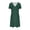 2_Green, variant on Asxite Summer Dresses for Women Casual Solid Ruffle V Neck Short Sleeve Midi Sundress