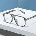 thumbnail image 5 of Vintage Office Ultralight Blue Ray Blocking Eye Protection PC Computer Goggles Frame Eyewear Square Eyeglasses Anti-Blue Light Glasses GREY, 5 of 8