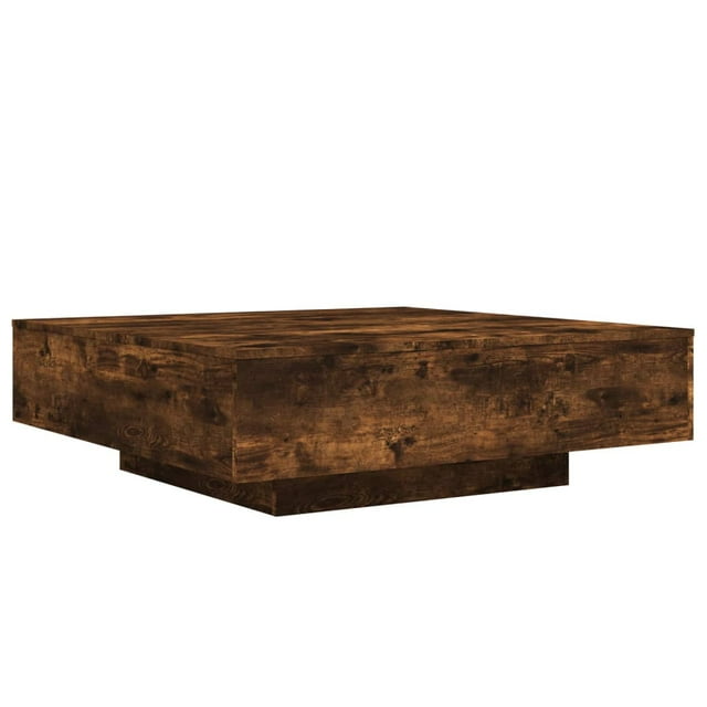 vidaXL Table Basse avec Lumières LED Table d'Extrémité de Canapé Bout de Canapé Bureau Latéral Mobilier de Salon