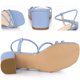 thumbnail image 3 of Open Toe Slingback Chunky Heel Sandals for Women Light Blue US 6/UK 4/EU 36, 3 of 6