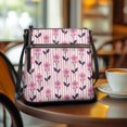 thumbnail image 3 of Eheartsgir Floral Stripe Crossbody Bag Women Purse Satchel, Lightweight Waterproof Sling Bag Fashion for Outdoor Activities Shopping, 3 of 7