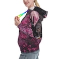 thumbnail image 2 of Xecao Flower Bald Eagle Pattern Hoodies for Women Sweatshirts Long Sleeve Sweatshirts Pullover Outfits with Pocket-XX-Large, 2 of 7