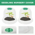 thumbnail image 3 of 1-Piece Plant Cover Dome Temperature Retention Protector Plastic Ventilation Cover Gardening Seedling Starter For Germination, 3 of 6