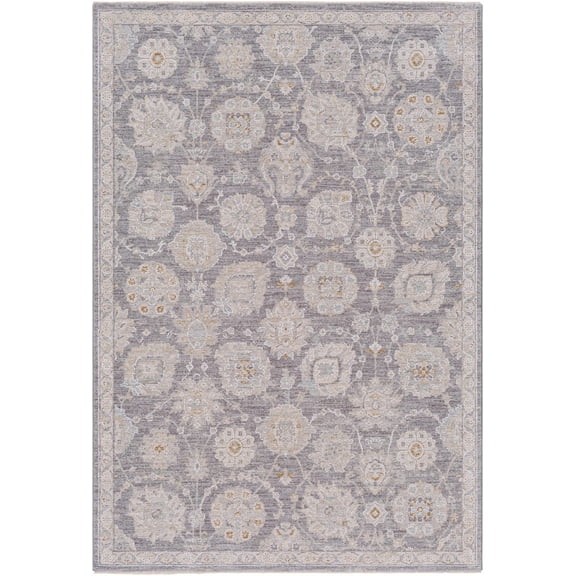BoutiqueRugs Mimarsinan Traditional Area Rug - Denim, Medium Gray, Light Gray - 10' x 13'11"