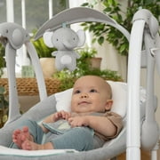 Ingenuity 2-in-1 Portable Baby Swing & Infant Seat with Vibrations and Music, Unisex, Swell