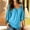 Blue, variant on SELONE Off the Shoulder Tops for Women Short Sleeve Tops Blouses Regular Fit T Shirts Pullover Tees Tops Solid T-Shirts Crew Neck Tops Blouses Strappy T Shirts Easy Care Breathable Pullover Beige L