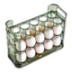 thumbnail image 1 of Soporte para huevos para refrigerador, tapa abatible de 3 niveles, estante para huevos, caja de almacenamiento de cocina, organizador de cesta, 1 of 6