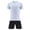 White, variant on Toddler Kids Boys Girls Mesh Soccer Training Uniform Set Solid Color Short Sleeve T-Shirt Shorts Quick Dry Athletic Sets for 1-12 Years