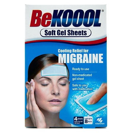 BE KOOOL SOFT GEL SHEETS ADULT 4 CT