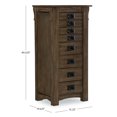 thumbnail image 6 of Ziva Jewelry Armoire, Gray, 6 of 8