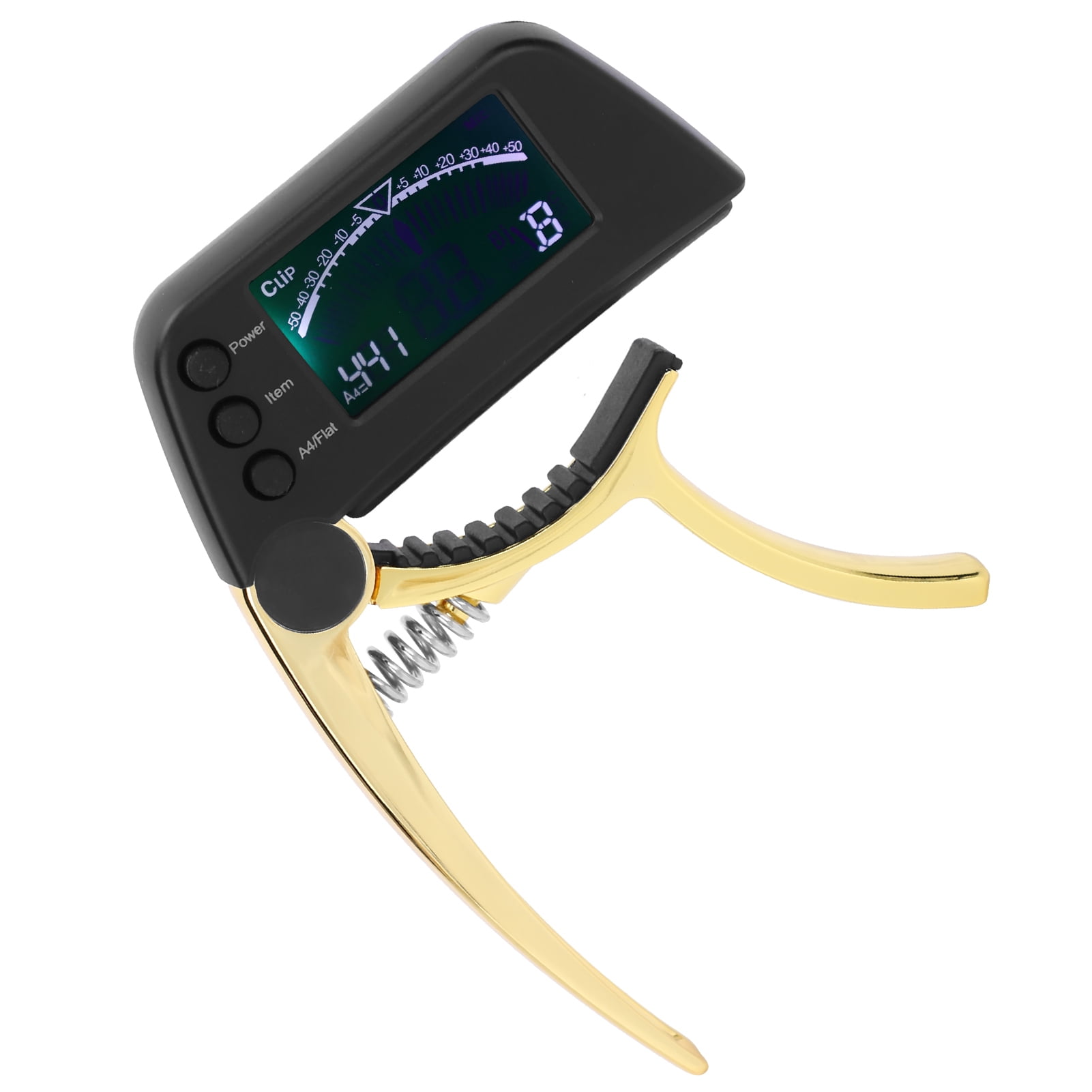 2,in,1 Guitar Capo Tuner w/ LCD, Precise Tuning for Acoustic  Electric Guitars