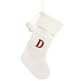 thumbnail image 1 of Penkiiy 16.5-Inch Monogrammed Christmas Stockings with Embroidered Initial Letter , Velvet with Plush Cuff Personalized Christmas Stocking for Xmas Tree Fireplace Family Decor Gifts, 1 of 4
