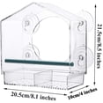 thumbnail image 5 of Outdoor Window Bird Feeder for Wild Birds, 5 of 5