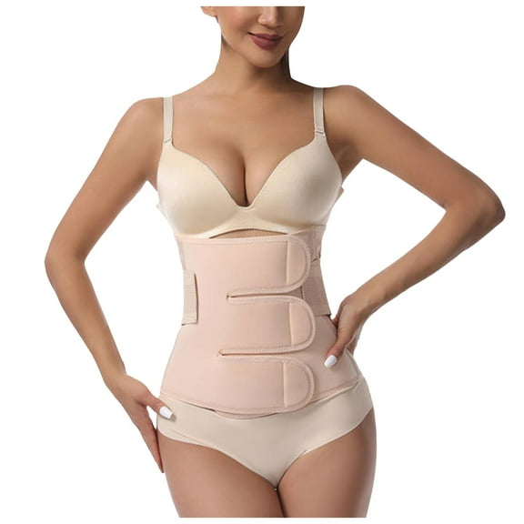 2DXuixsh Shapewear Belts Women Postpartum Waist for Pregnant Women Skinny Belt Tummy Waist Control Body Shapewear Waist Adjustable Body Sculpting Belly Girdle Waist Beige Size L